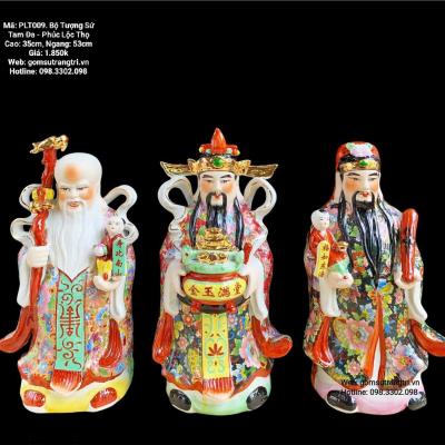 Bộ Tượng Tam Đa Phúc Lộc Thọ